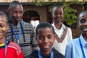 Tanzanian Exam students