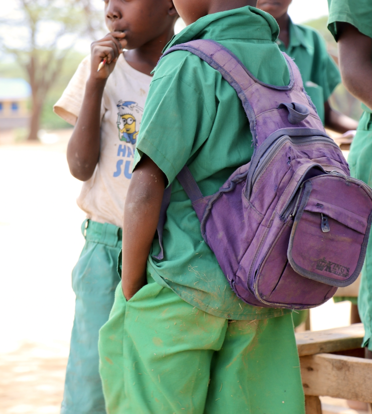 child at school