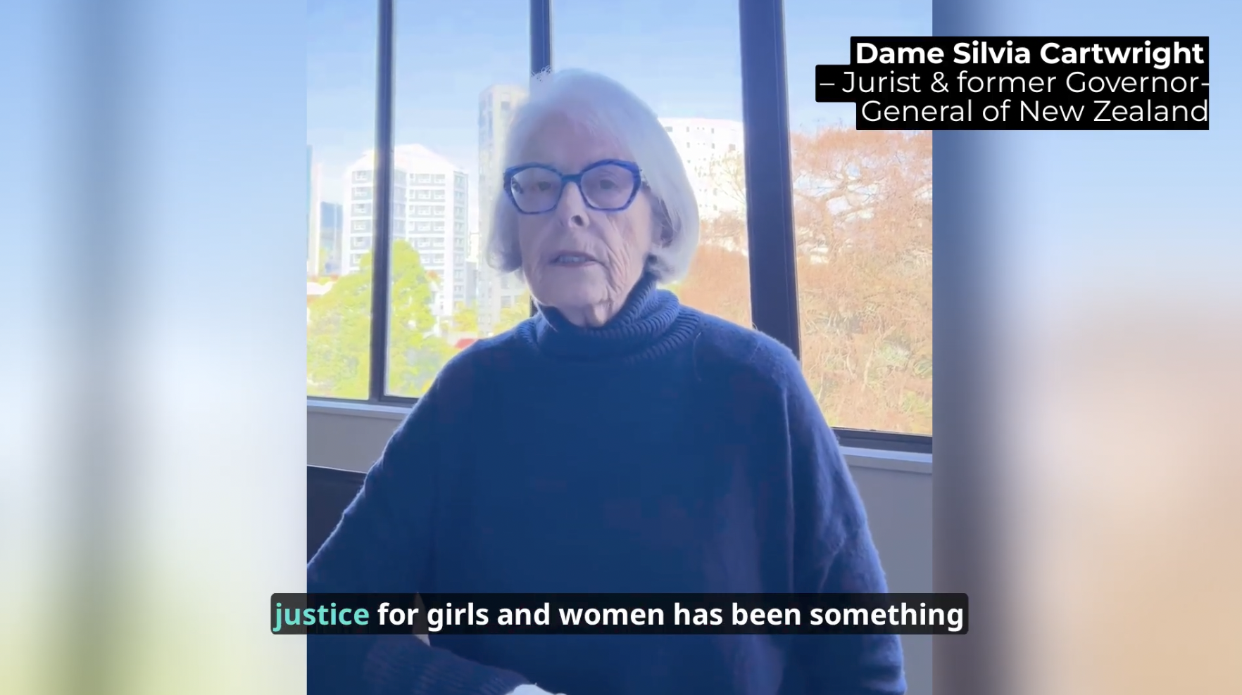 Dame Silvia Cartwright supports So They Can New Zealand