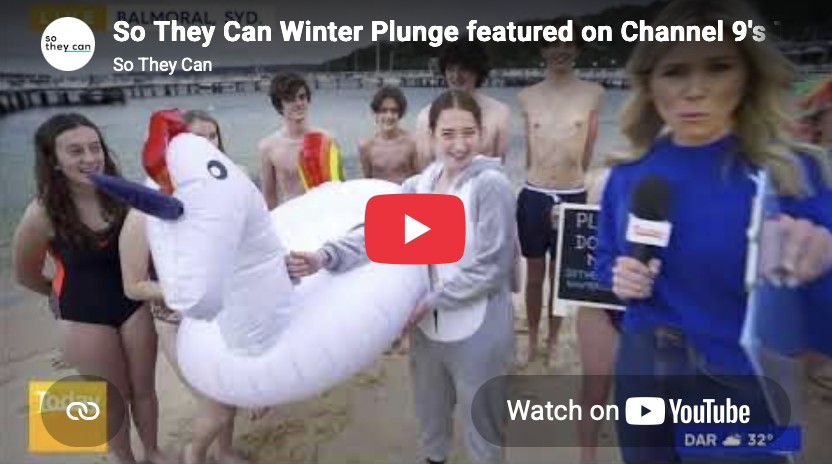 Winter Plunge on The TODAY Show, Channel 9
