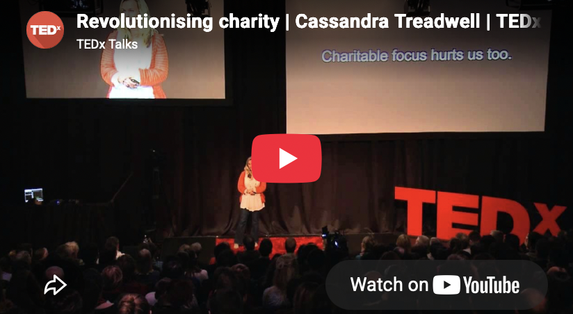 TEDxWellington: Revolutionising charity - Cassandra Treadwell