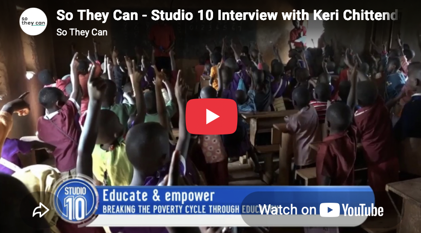 Studio 10 feature with Co-Founder Keri Chittenden and Kenya Manager, Boniface Mouti