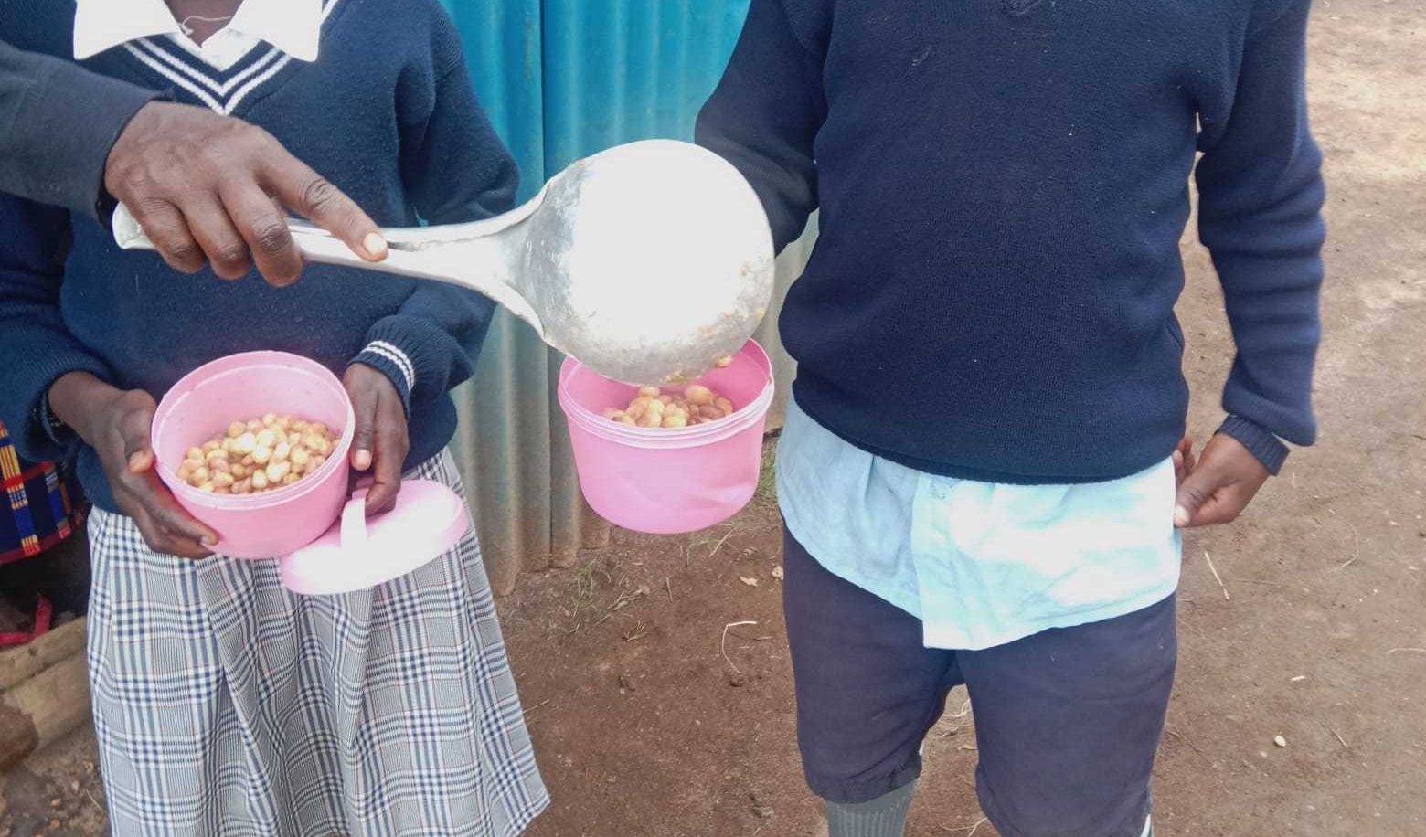 First feeding program at Muriricua Primary School