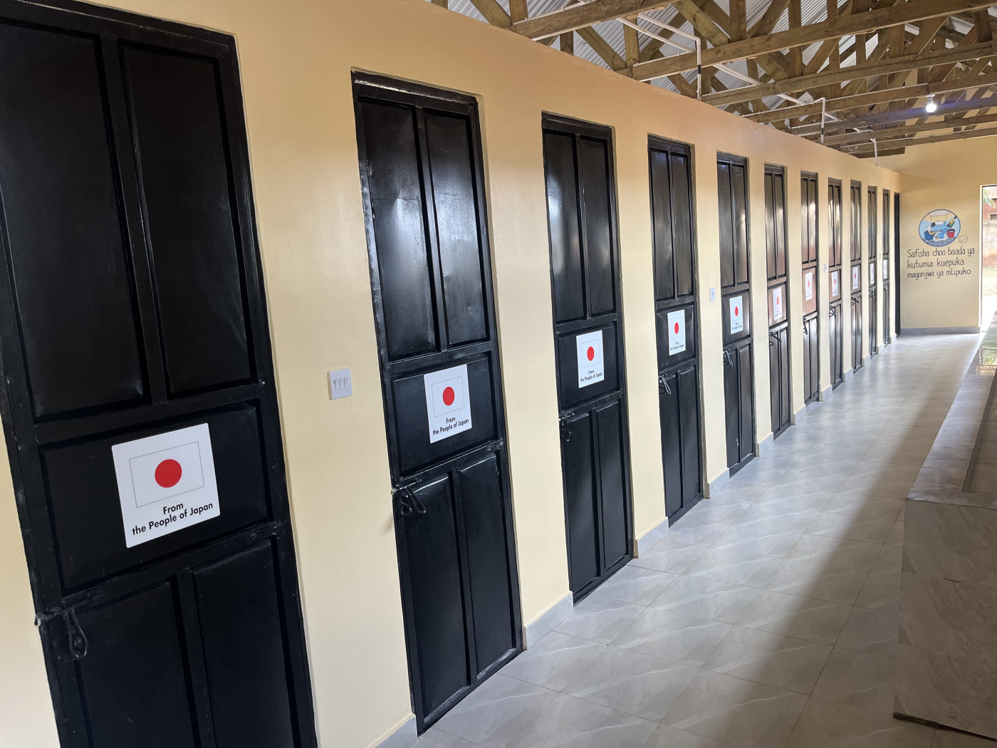 New toilet blocks at Orng’adida Primary School