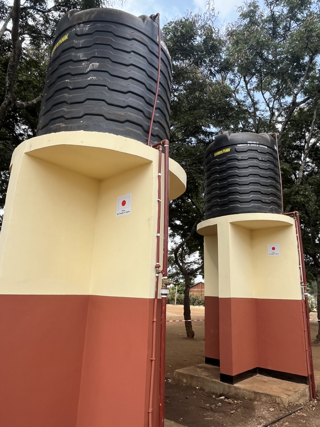 New water towers at Orng’adida Primary School