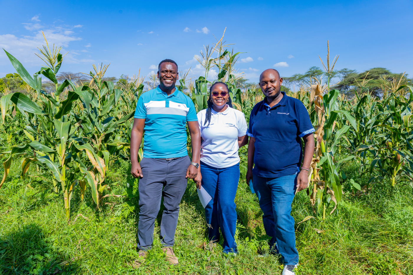 Lesaffre Kenya visiting a Shamba Letu school farm