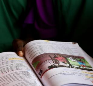 Book in classroom